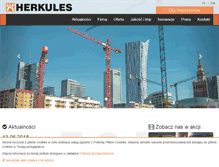 Tablet Screenshot of herkules-polska.pl